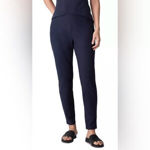 Eileen Fisher Blue Slim Ankle Leg Pants, Size XS